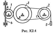 Рисунок К2.4 (Задание К2, С.М. Тарг 1989 г.)