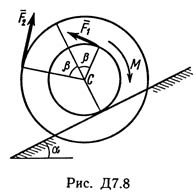Рисунок Д7.8 (Задание Д7, С.М. Тарг 1989 г.)