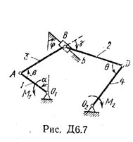Рисунок Д6.7 (Задание Д6, С.М. Тарг 1983 г.)