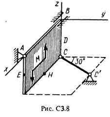 Рисунок С3.8 (Задание С3, С.М. Тарг 1983 г.)